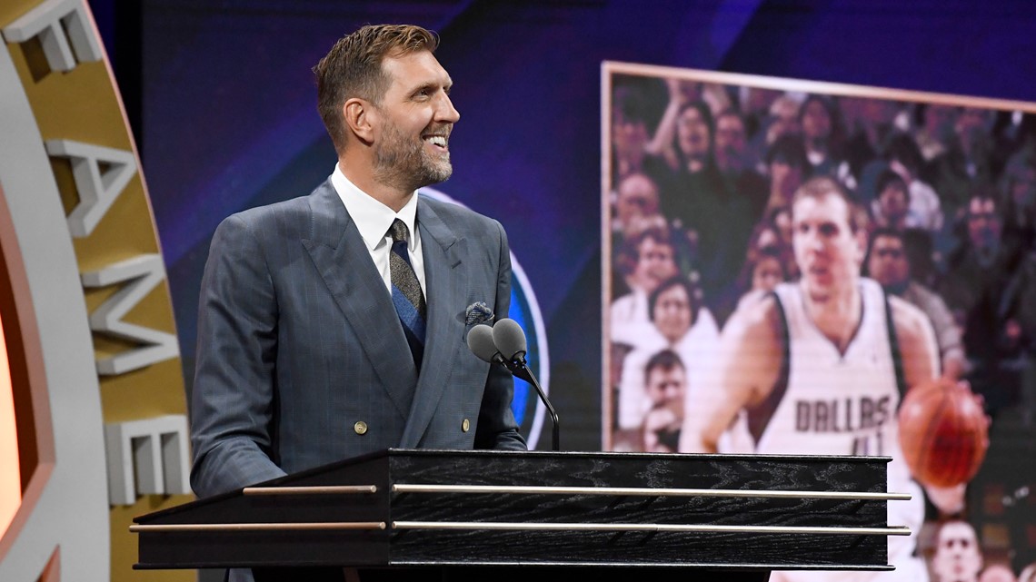 Watch Dirk Nowitzki S Full Hall Of Fame Induction Speech Wfaa