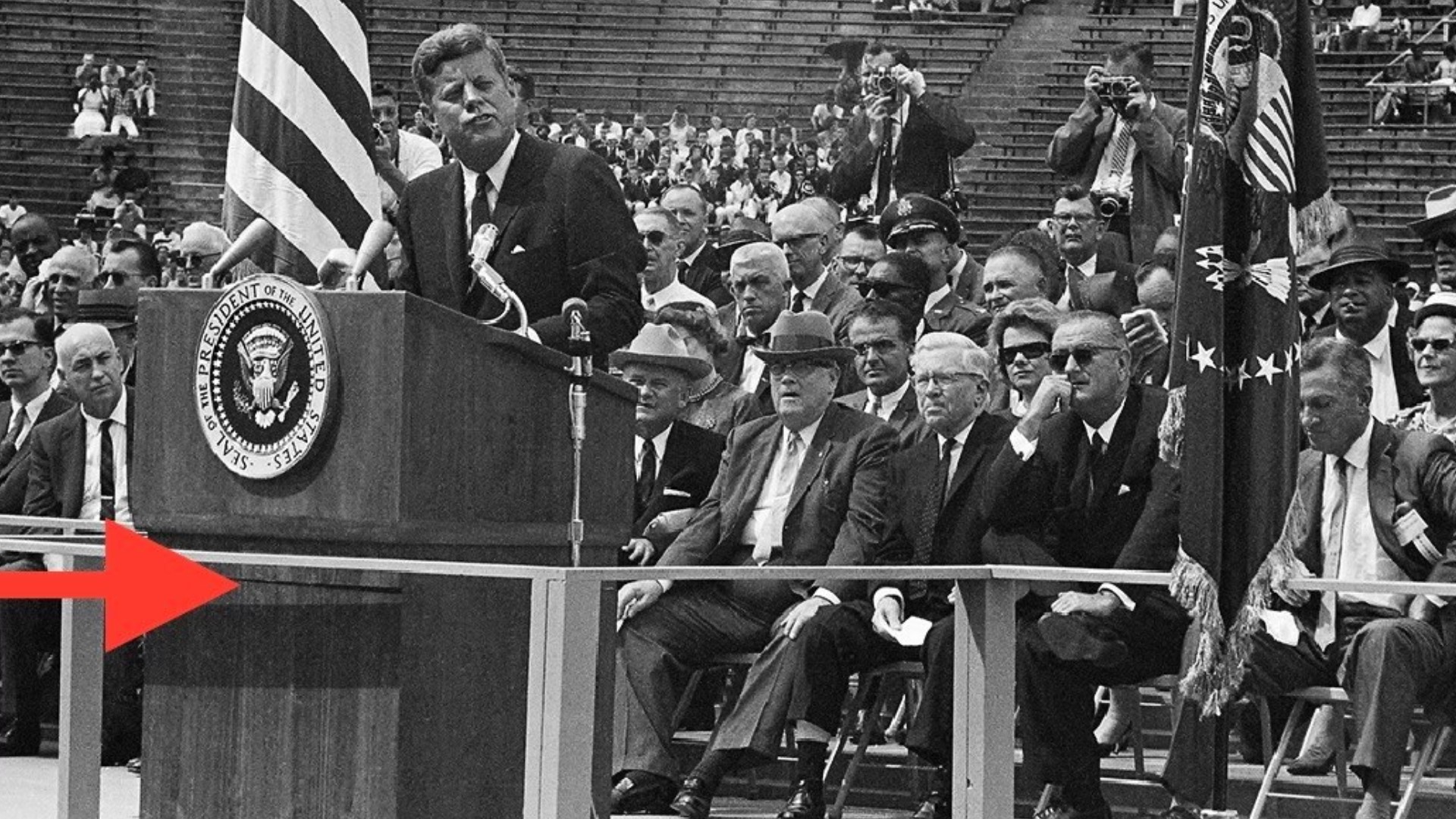 JFK Moon Shot Speech Lectern At Space Center Houston Is A Fake Wfaa