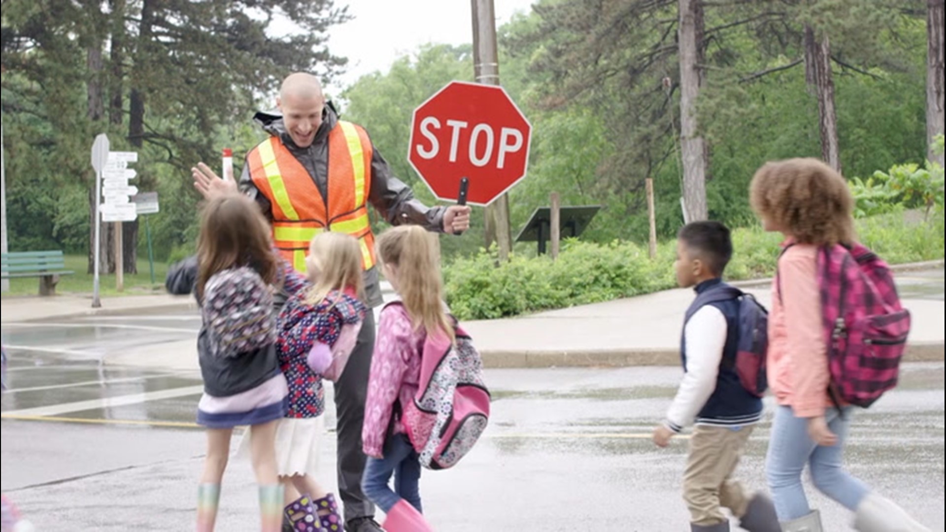 AccuWeather's Dexter Henry looks at how school crossing guards weather the elements to protect students.