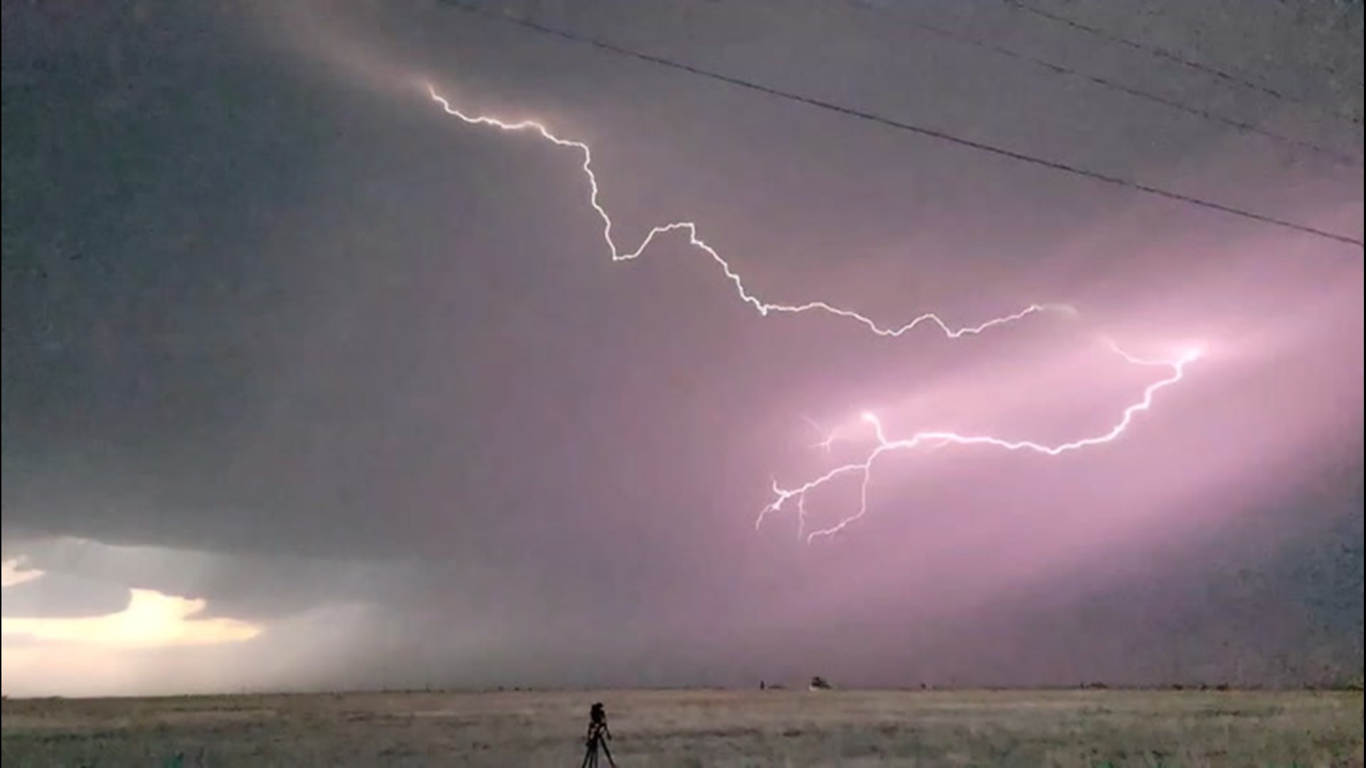 Some areas of the country received rain, hail and winds reaching 70 mph on Mother's Day.