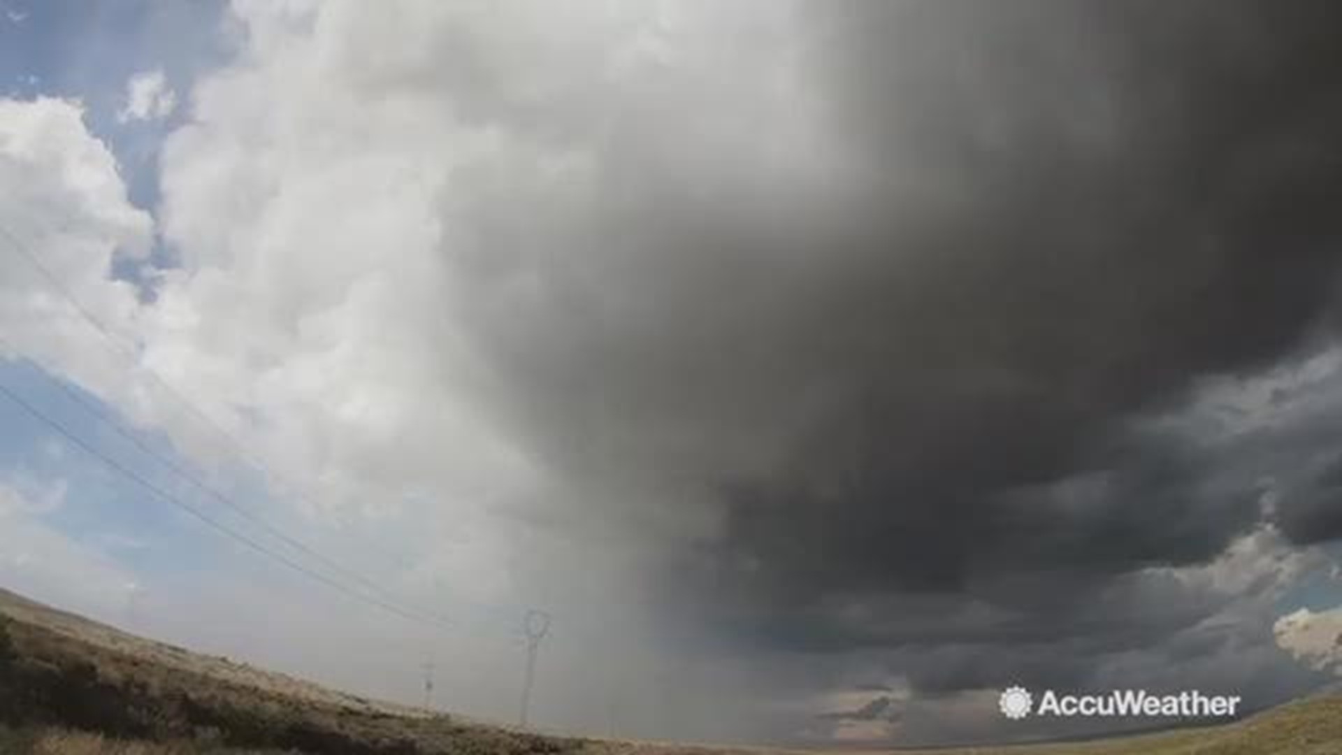 Here is a time-lapse of a beautiful low-precipitation or LP supercell near Melrose, NM to the west of Amarillo, TX and south of I40.