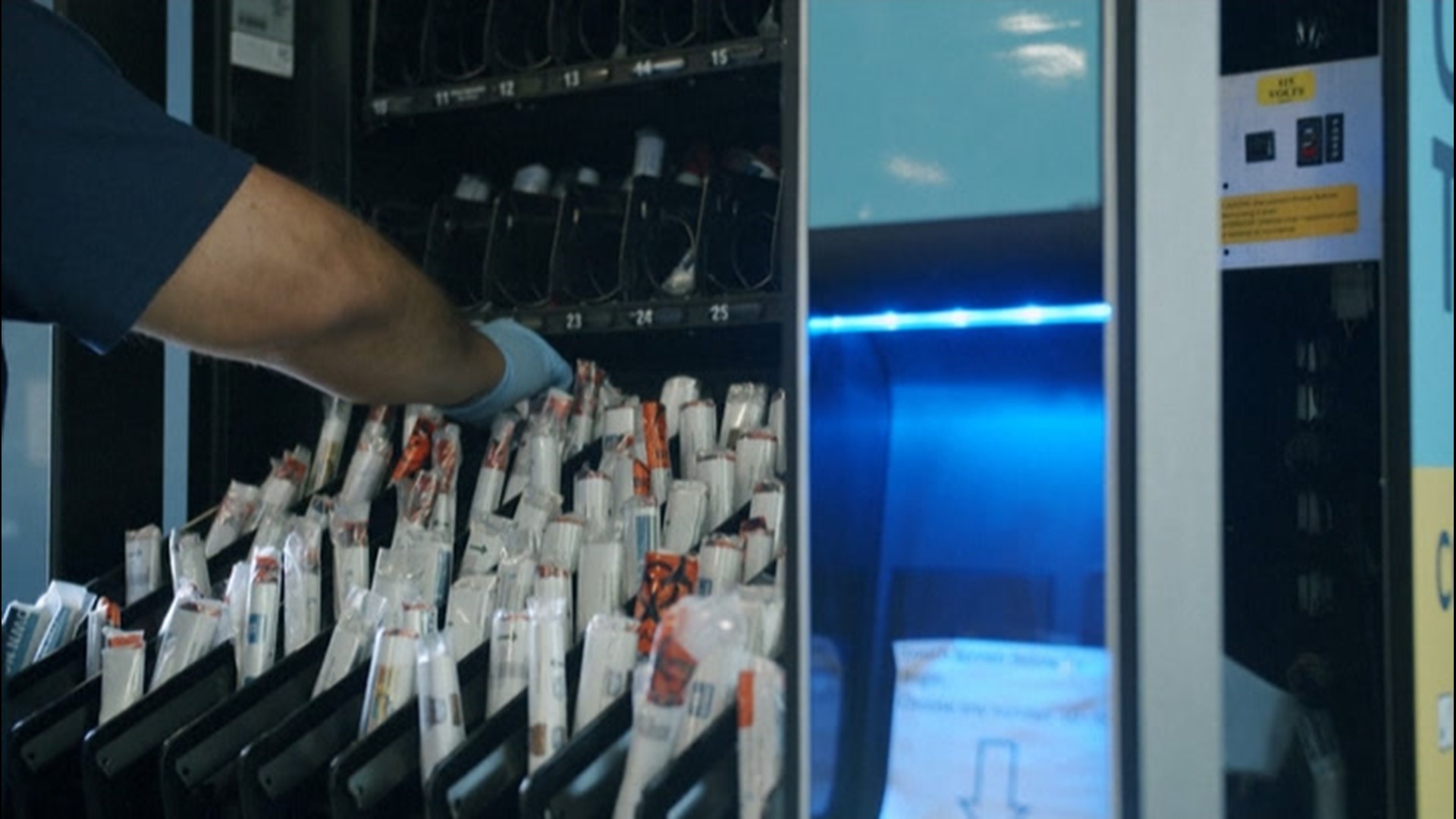 Vending machines are popping up on the campus of the University of California San Diego. But they aren't for candy or soda. They're for COVID-19 test kits. And students say they're extremely helpful.