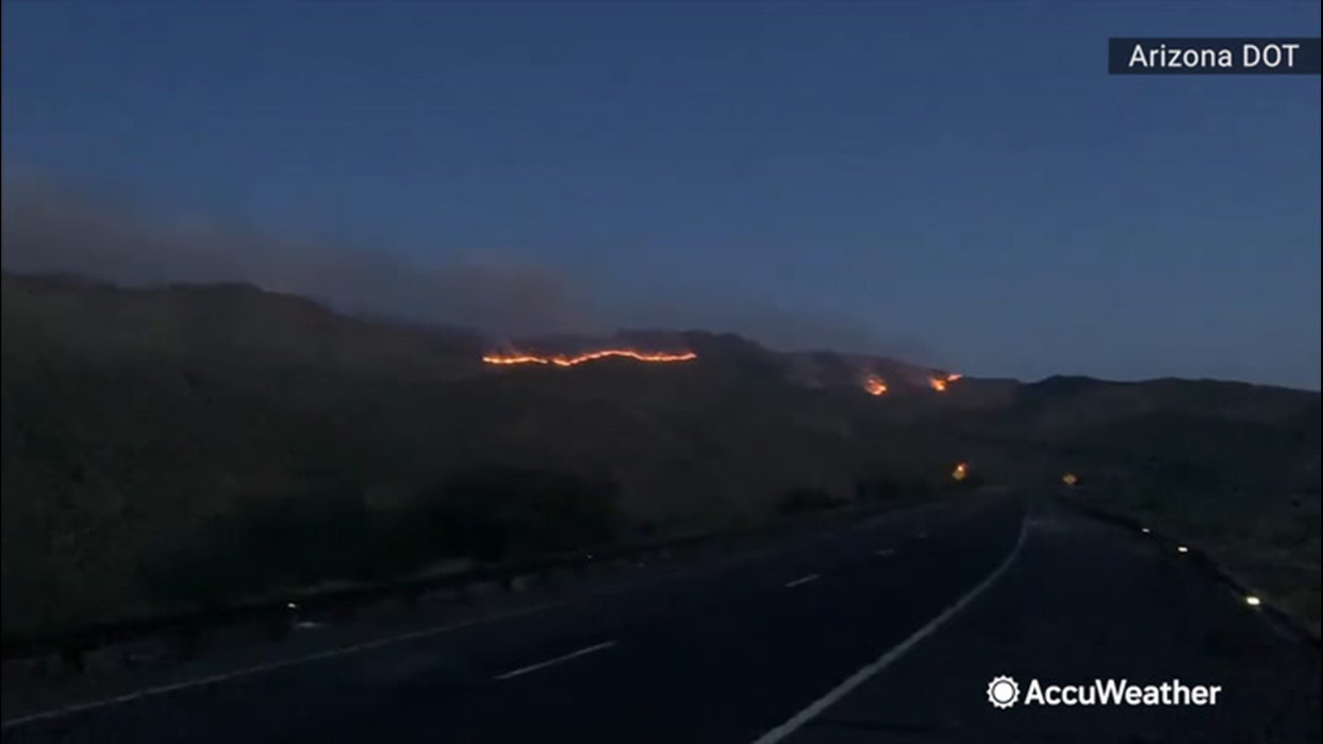 A wildfire raging in Tonto National Forest, Arizona, forced evacuation orders to be issued for nearby homes, and roads to close, as the fire grew on June 15.