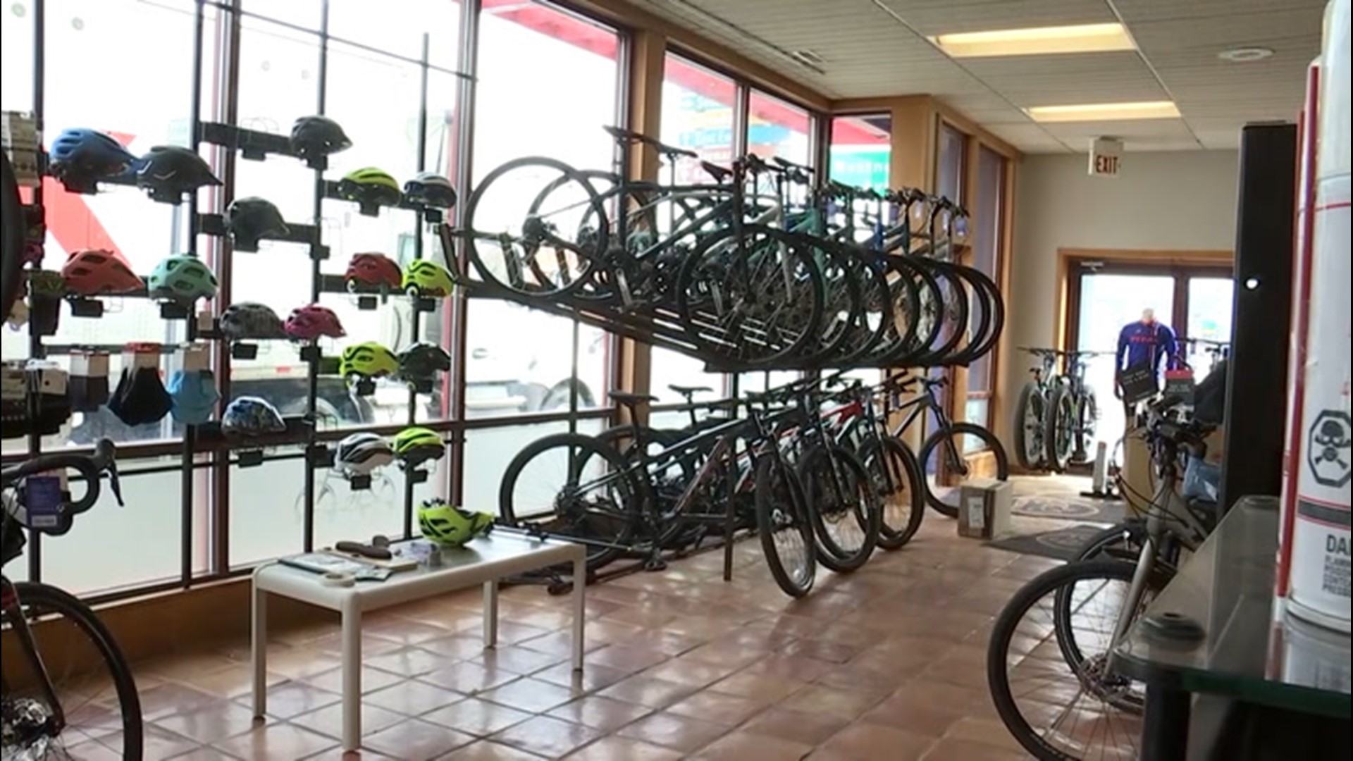 Many Michigan bike shops had a drastic upturn in business in the weeks leading up to the statewide stay-at-home measures to combat Coronavirus.