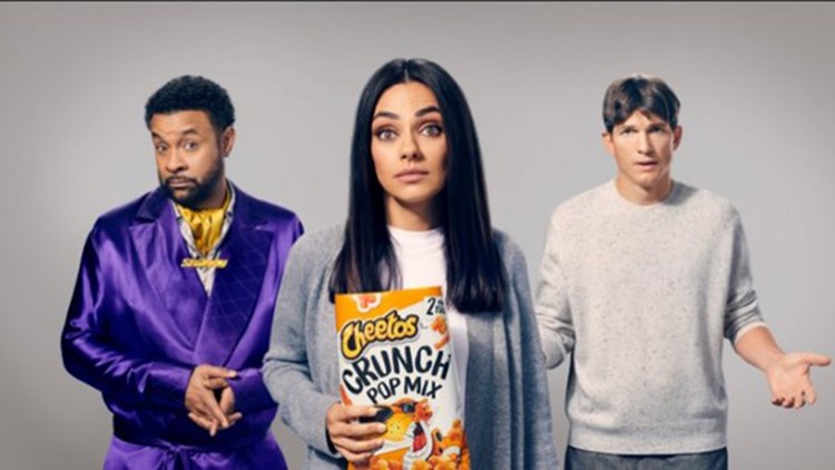 'It wasn't me': Cheetos Super Bowl ad features Kutcher, Kunis and Shaggy