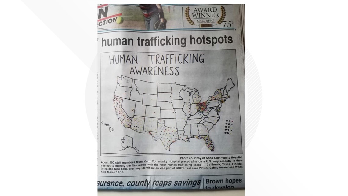 Does This Us Map Show Hotspots For Human Trafficking