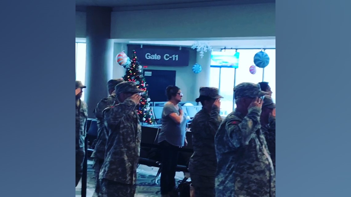 Children of fallen soldiers get touching national anthem tribute at(00)