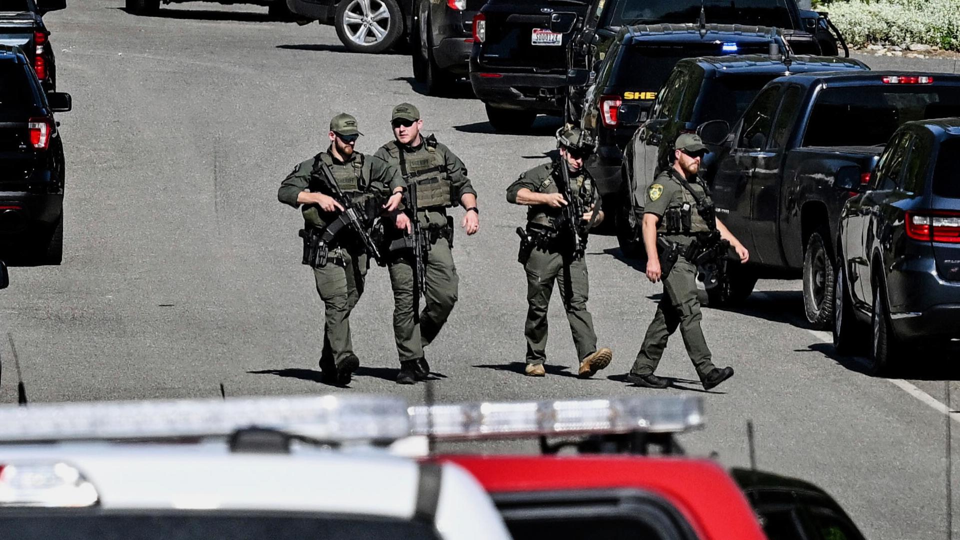 Authorities say the suspect who shot and killed two firefighters in the Idaho panhandle is now dead.