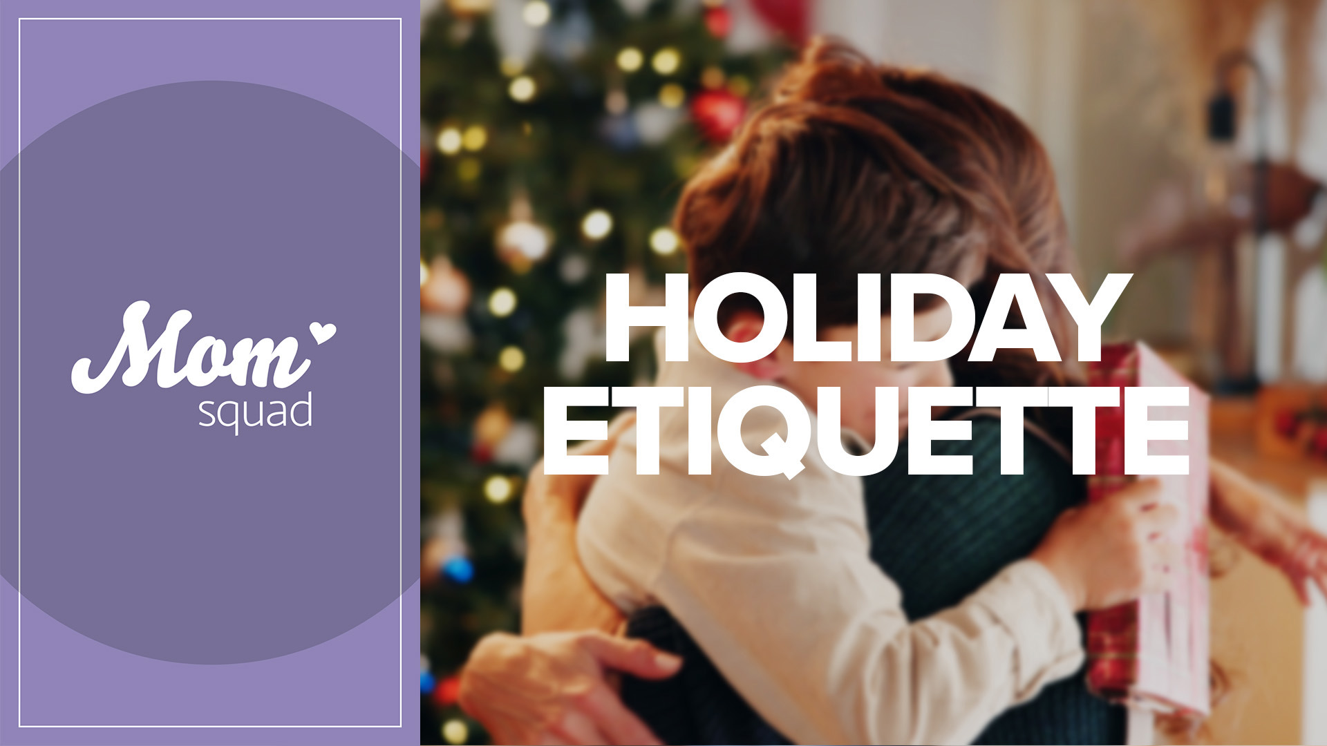 Host, Maureen Kyle talks with an etiquette trainer on what to do and what not to do this holiday season.