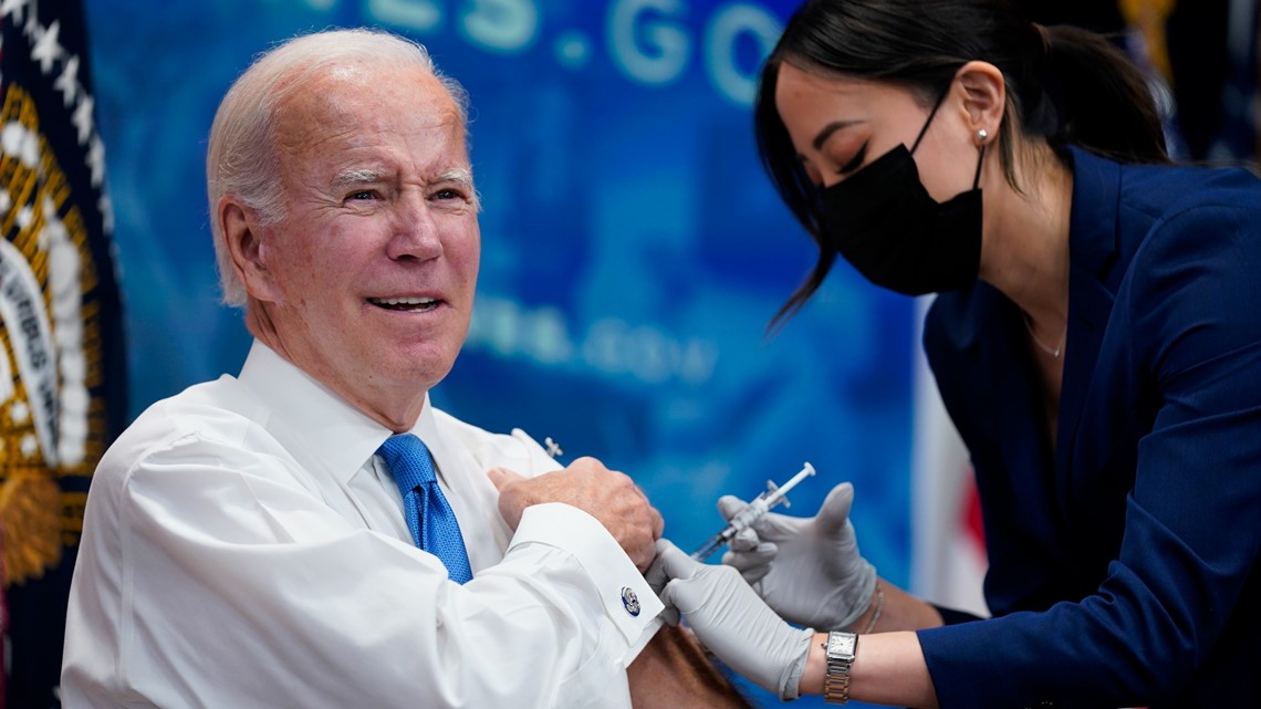 Biden to receive latest COVID-19 vaccine