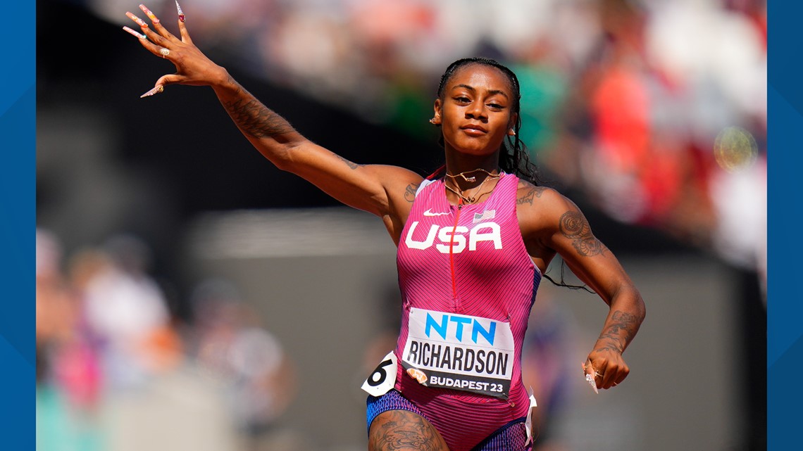 Sha'Carri Richardson advances in 100-meter heats at worlds 2023