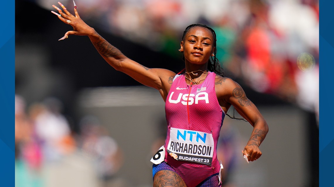 World Athletics Championships 2023: Sha'Carri Richardson makes women's 100m  semis as fastest qualifier at track worlds