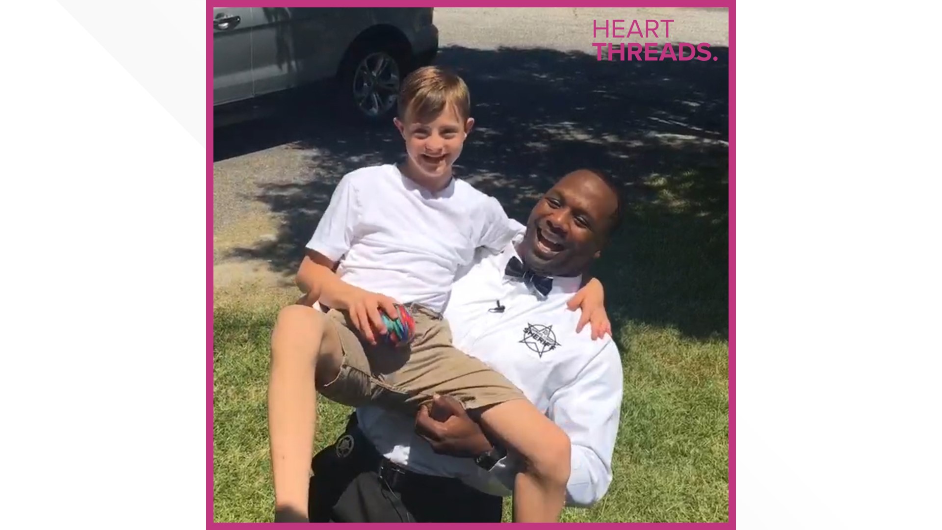 Demetrius Green was filling in as a school resource officer when Carter Haskins gave him a high five. It would be the start of an amazing friendship.