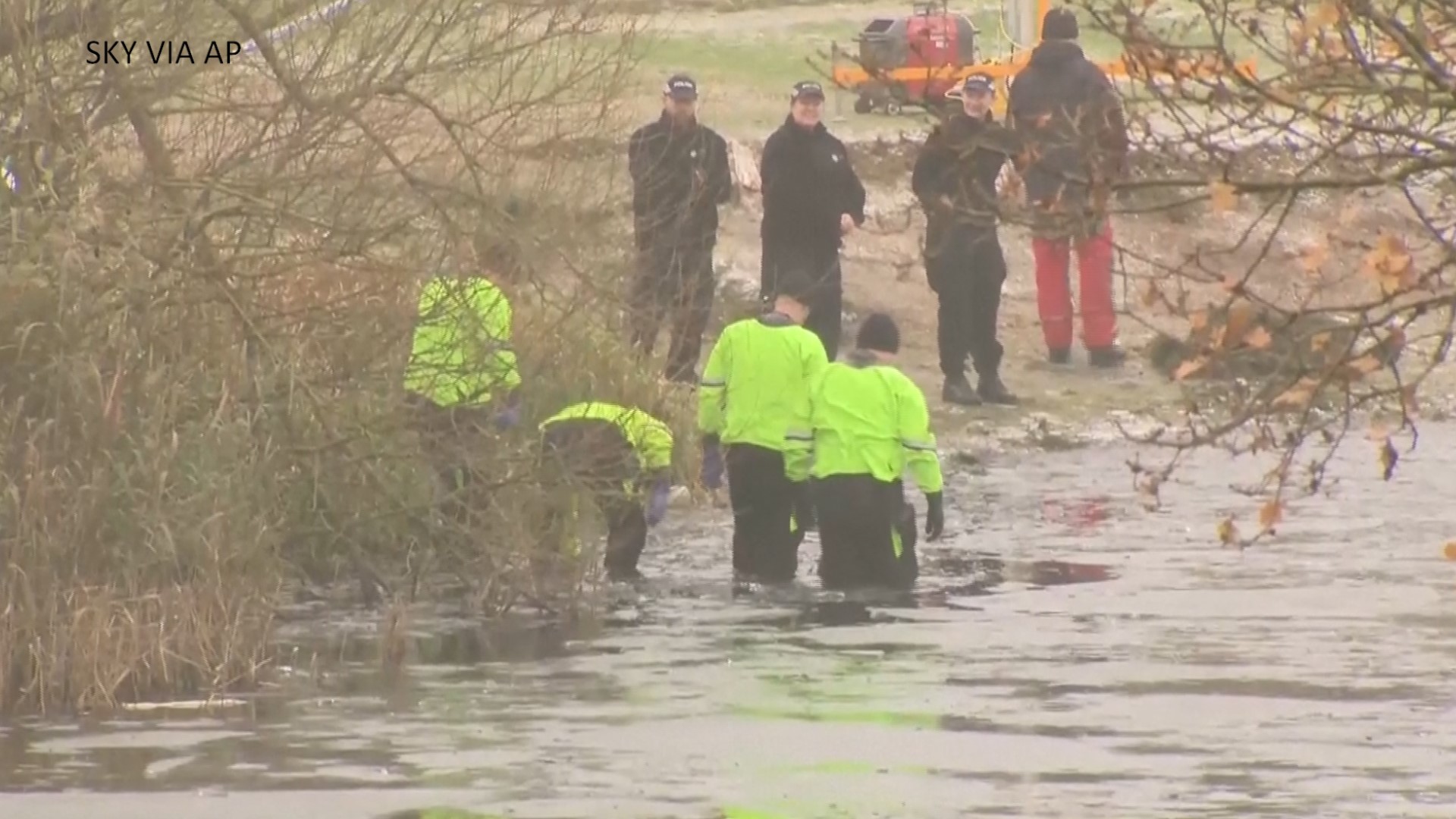 3 kids die after fall into icy lake in central England | wfaa.com