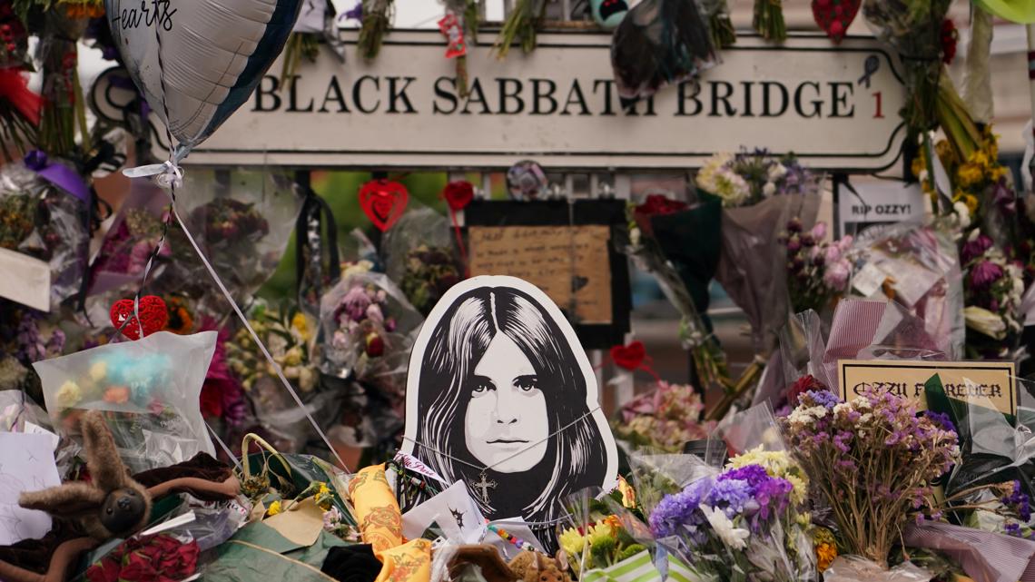 Ozzy Osbourne’s family brought to tears by tributes at funeral procession