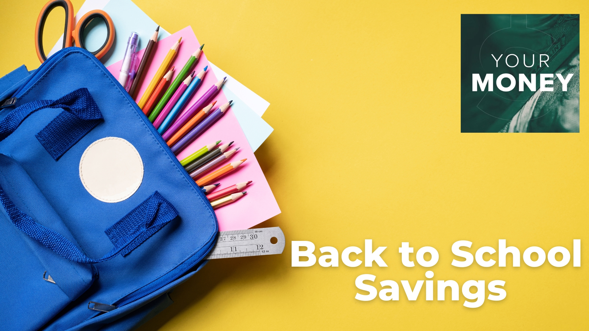 Gordon Severson looks at ways to lighten the financial load for back to school shopping and ways to find discounts.