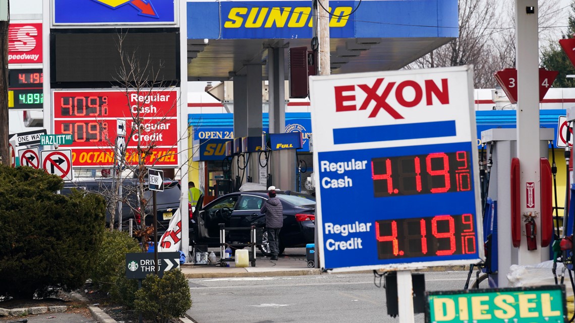 Gas prices national average Which state has highest gas