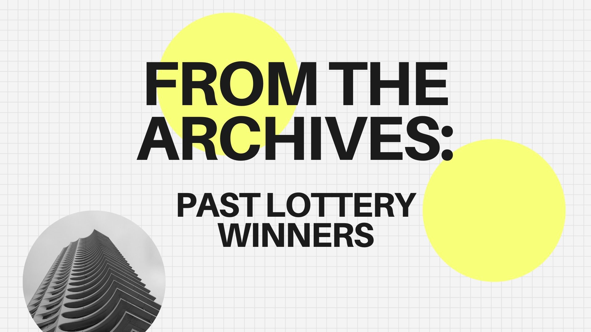 A look back at some of the past lottery winners over the years, from how they won to their experiences after getting the money.