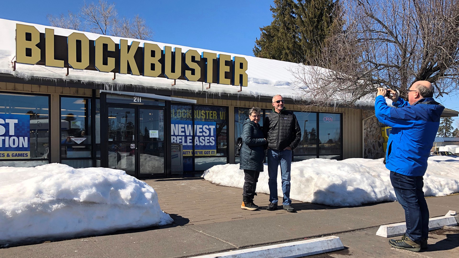 'It's pure stubbornness,' said the general manager of the Bend, Oregon, video store that is the last to carry the Blockbuster name. (AP)