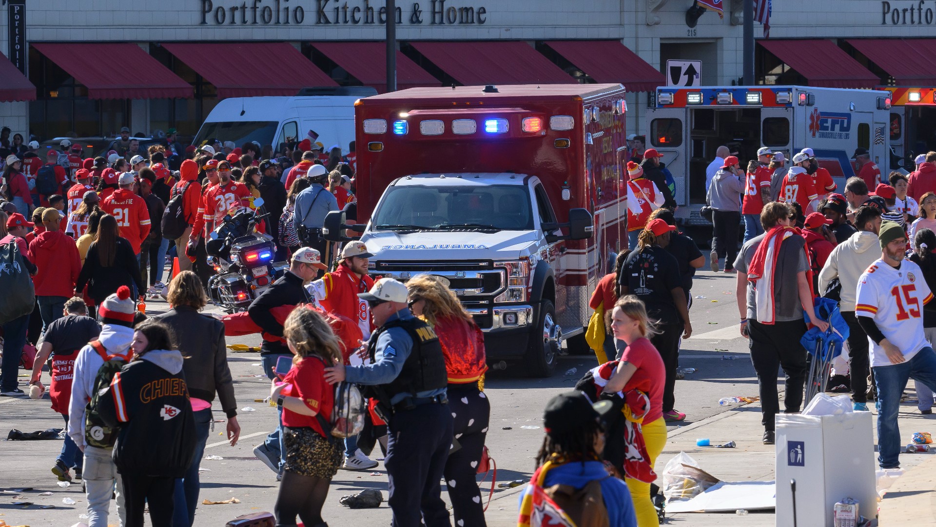 One of the people injured in the shooting at the Chiefs rally was Jacob Gooch, who was there with his family.