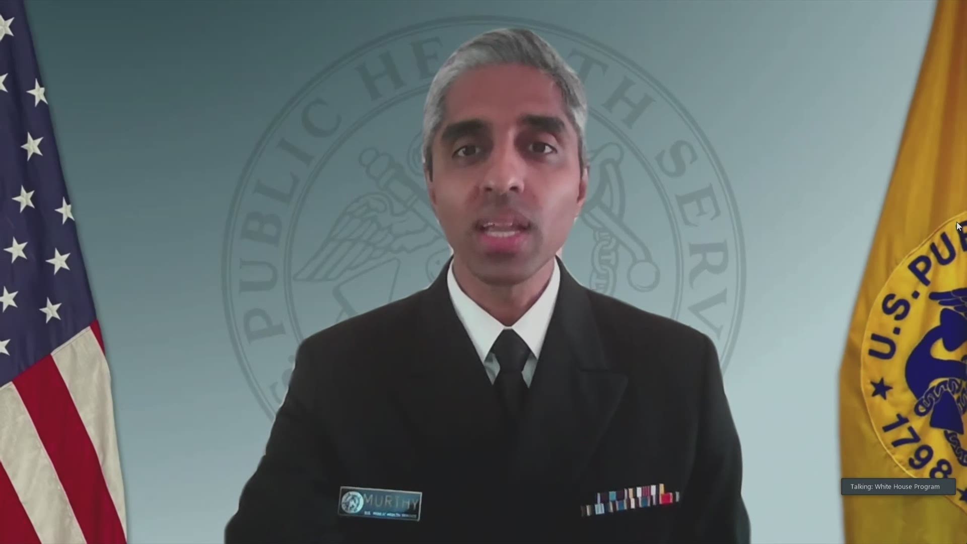 Dr. Vivek Murthy, Surgeon General of the United States, updates the public on the plan to educate Americans on the coronavirus and vaccines.