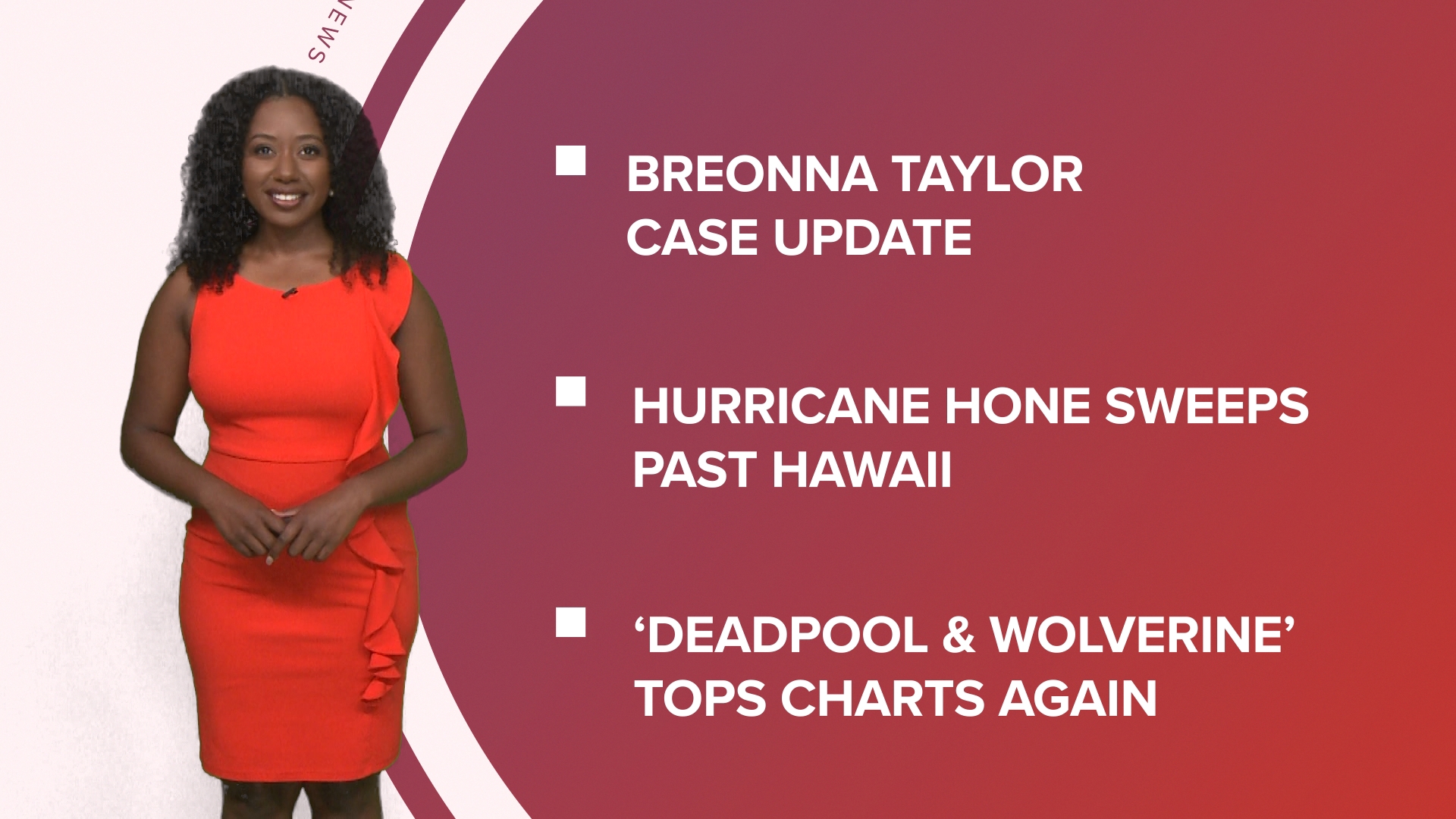 A look at what is happening in the news from an update in the Breonna Taylor case and Hurricane Hone to free Covid tests.