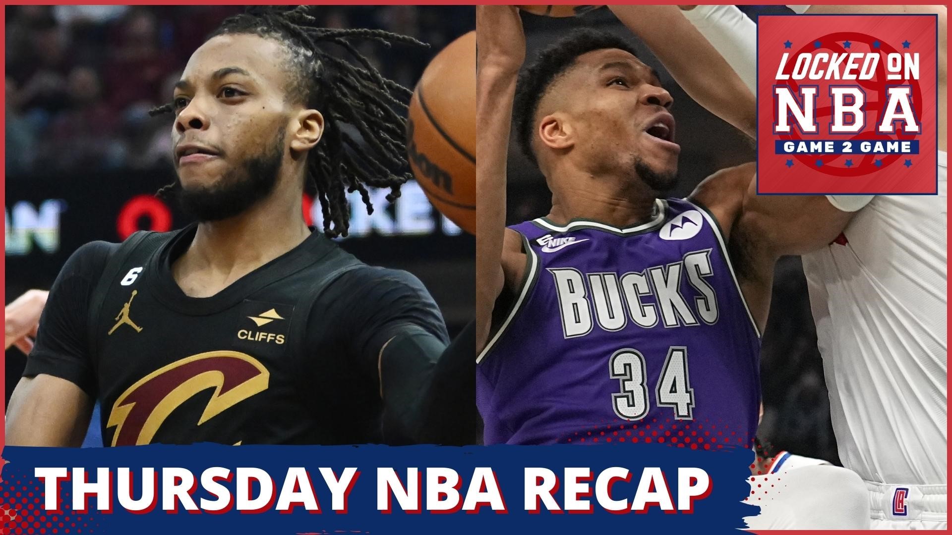 A break down of the latest in the NBA from Giannis dropping 54 points on the Clippers to Luka injured against New Orleans.