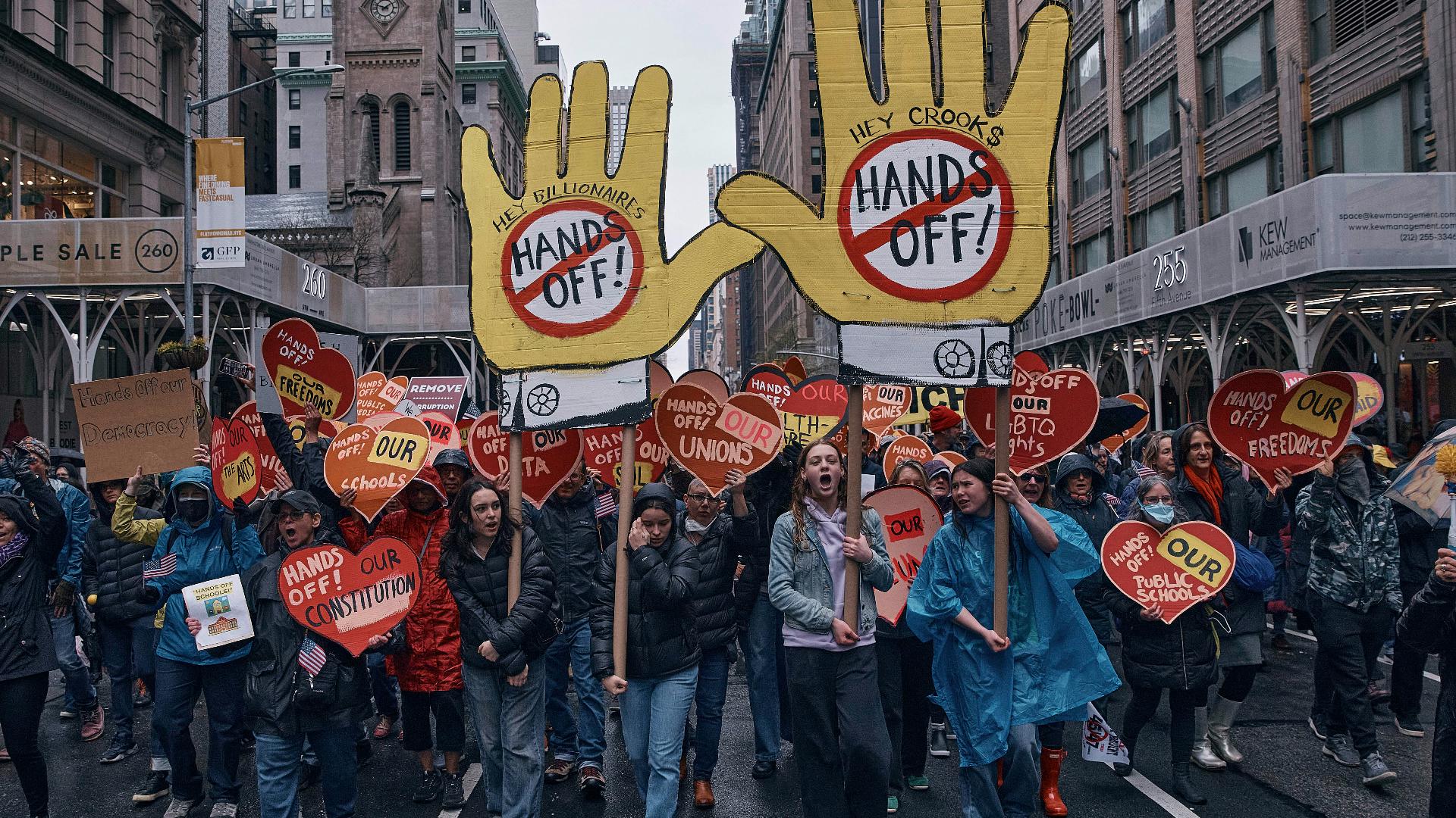 'Hands Off!' protests: Demonstrations against Trump and Musk planned ...