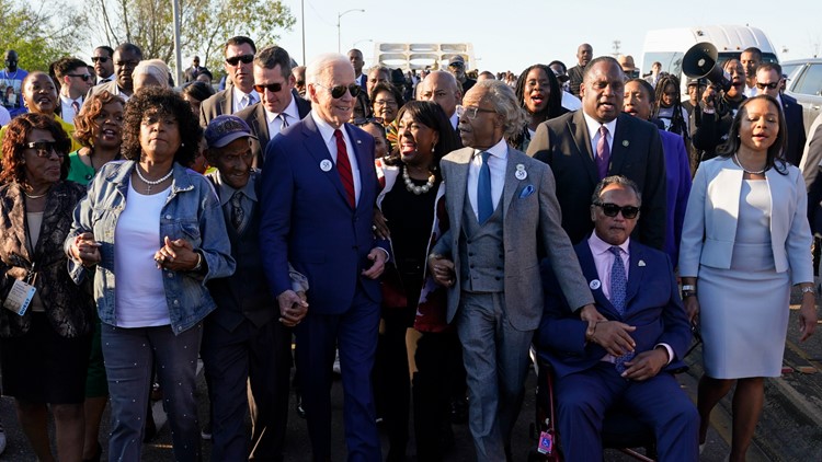 In Selma, Biden says right to vote remains under assault