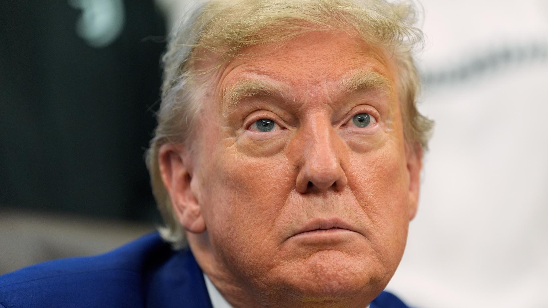 President Donald Trump said Saturday that the U.S. military struck three sites in Iran.