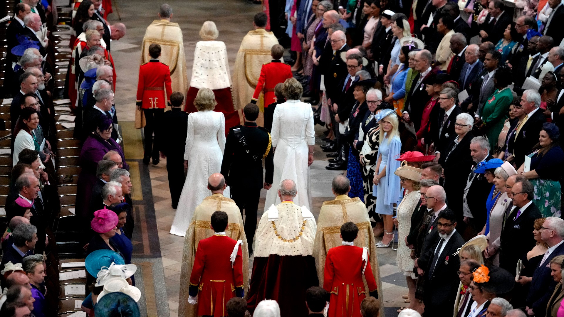 Maggie Smith, Lionel Richie and Katy Perry were among the guests arriving for the coronation of King Charles III, Saturday.