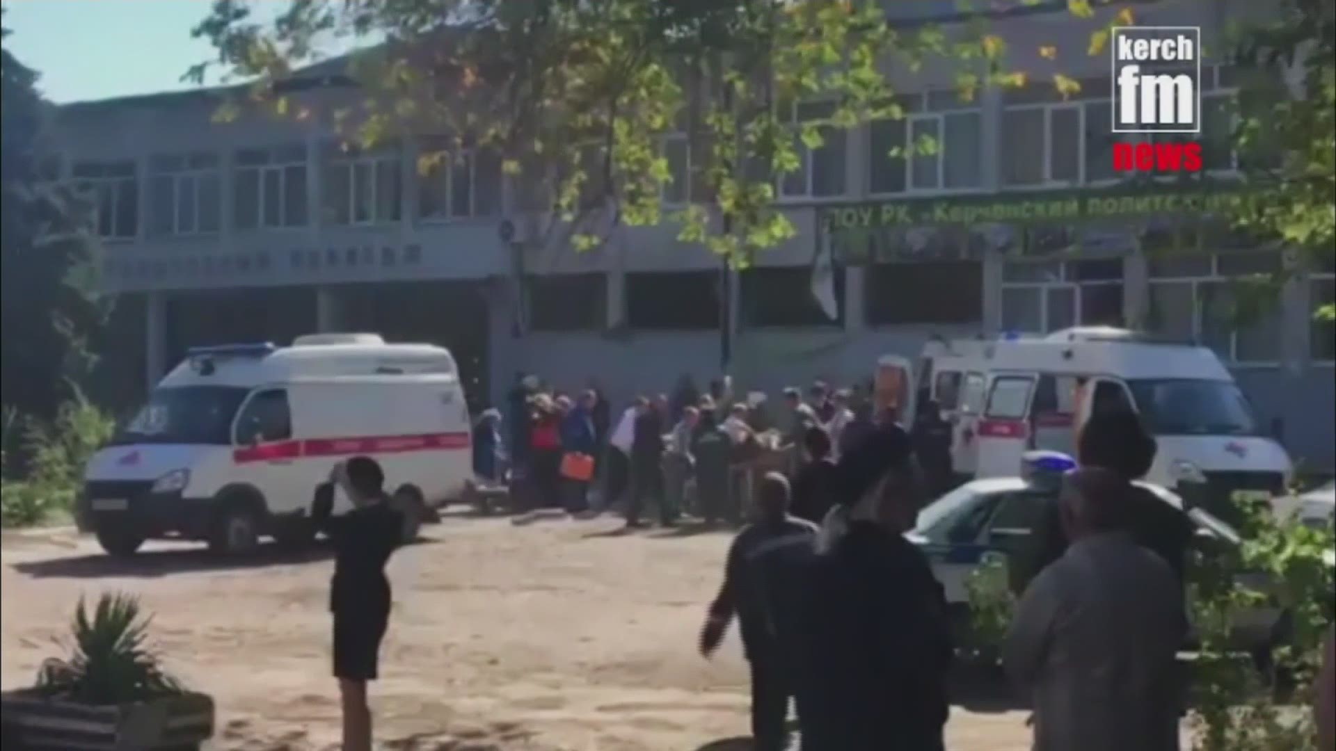 An explosive device injured dozens at a vocational school in Crimea, Russian officials said Wednesday.