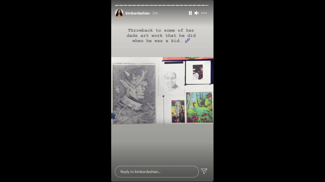 Kim Kardashian Defends Daughter North S Oil Painting After Fans Can T Believe A 7 Year Old Made The Art Wfaa Com