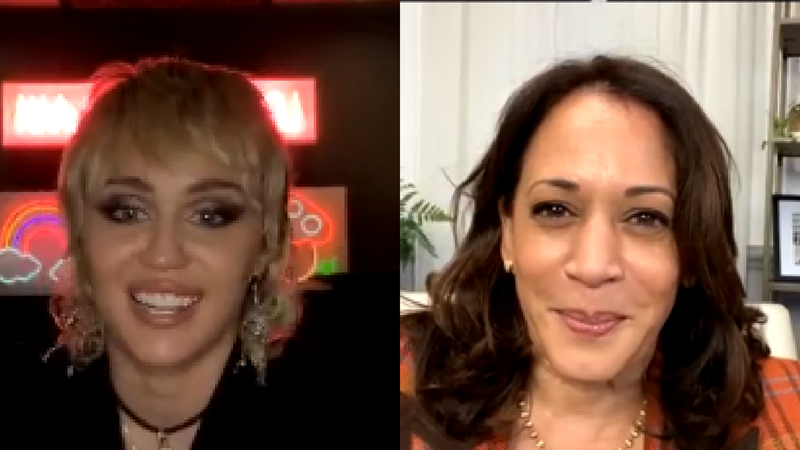 Kamala Harris Tells Miley Cyrus The Most Effective Way To Use The