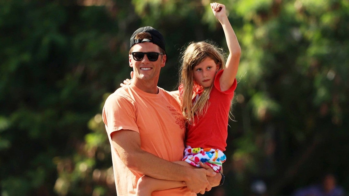 Tom Brady Says His Kids 'Make My Day' in Sweet Photos of Daughter Vivian  and Son Benjamin