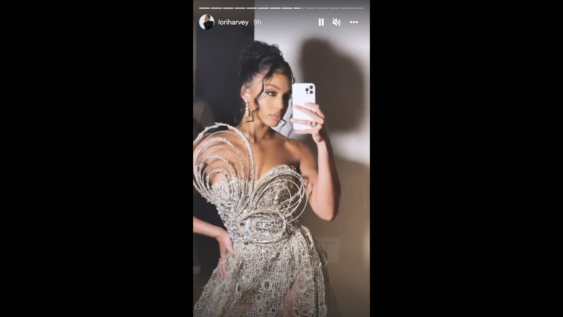 Lori Harvey Stepped Out in a Head-Turning Nensi Dojaka Dress