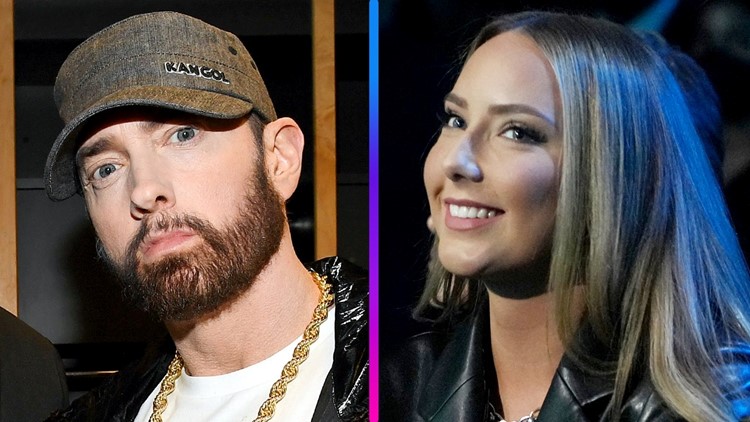 Eminem's Daughters Hailie and Alaina Smile In Rare Super Bowl Photo –  Hollywood Life