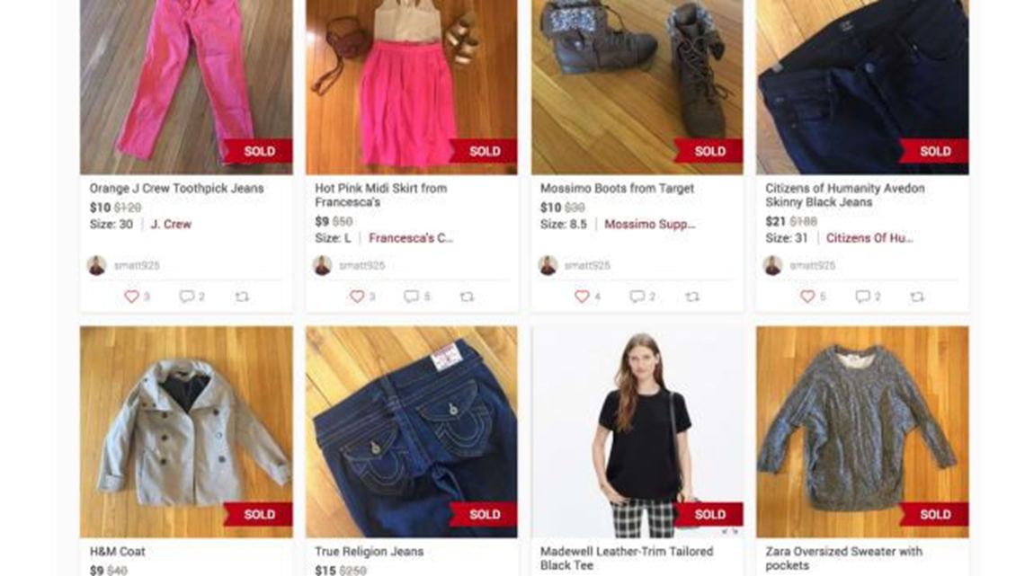 I made over $700 selling my clothes 