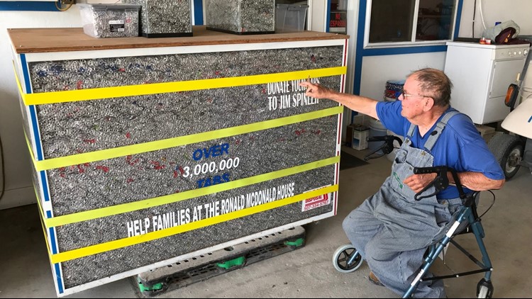 Life spent cleaning town: Man collects 3 million pop tabs