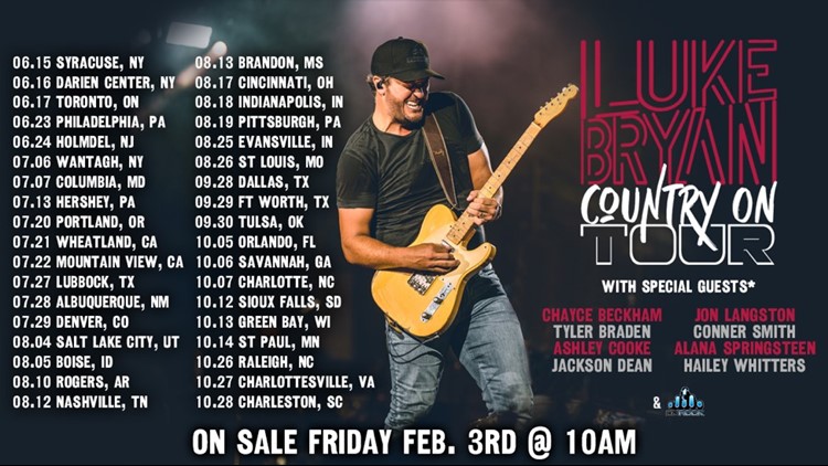Luke Bryan's coming to Texas! Here when & where he'll perform