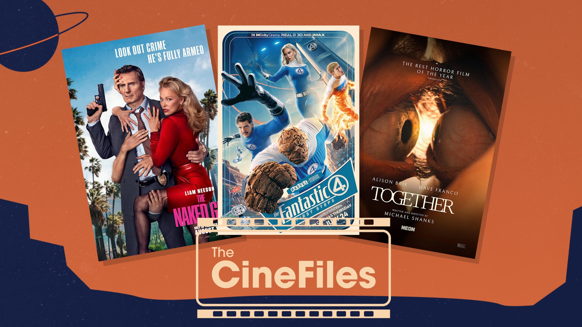 This week we review 'The Fantastic 4', 'The Naked Gun' and 'Together'. We also talk about the Cine Gift of the week, 'Always Outnumbered'.