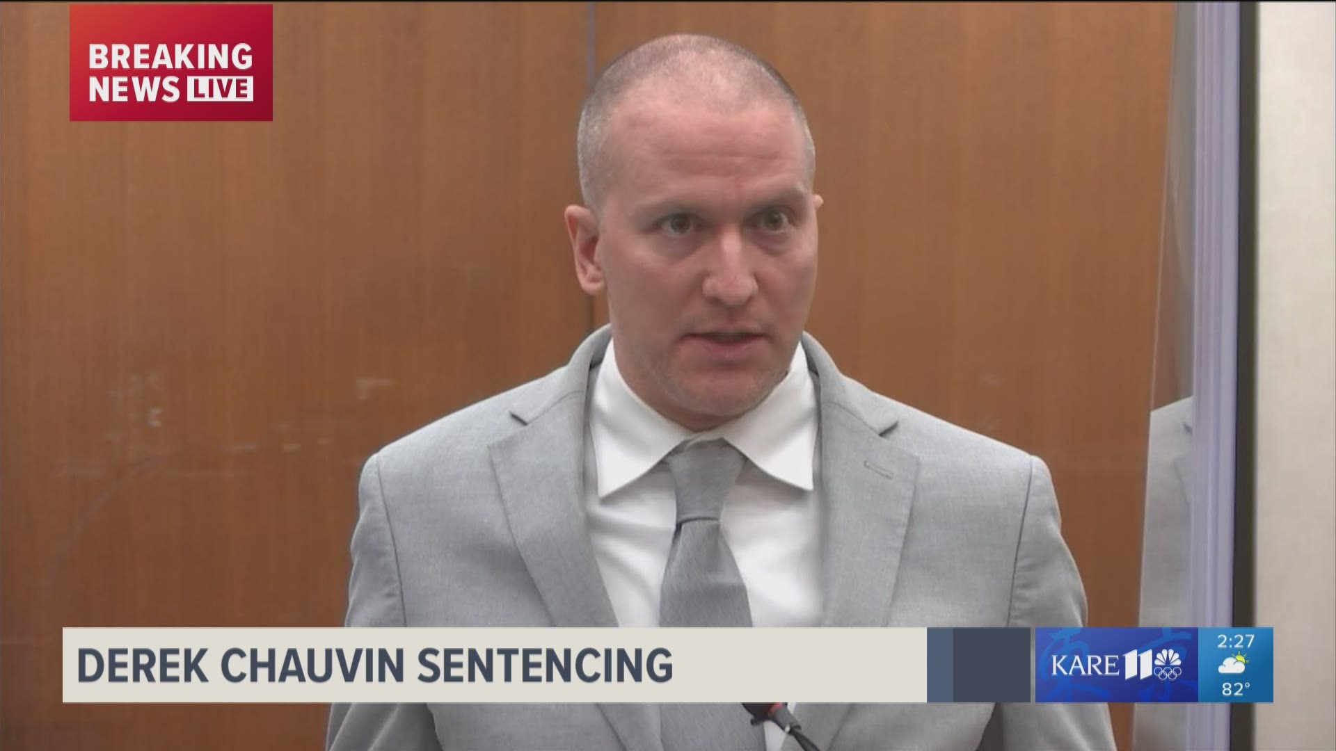 After his attorney argued for a lenient sentence, convicted murderer Derek Chauvin expressed his condolences to the Floyd family, and delivered a cryptic message.