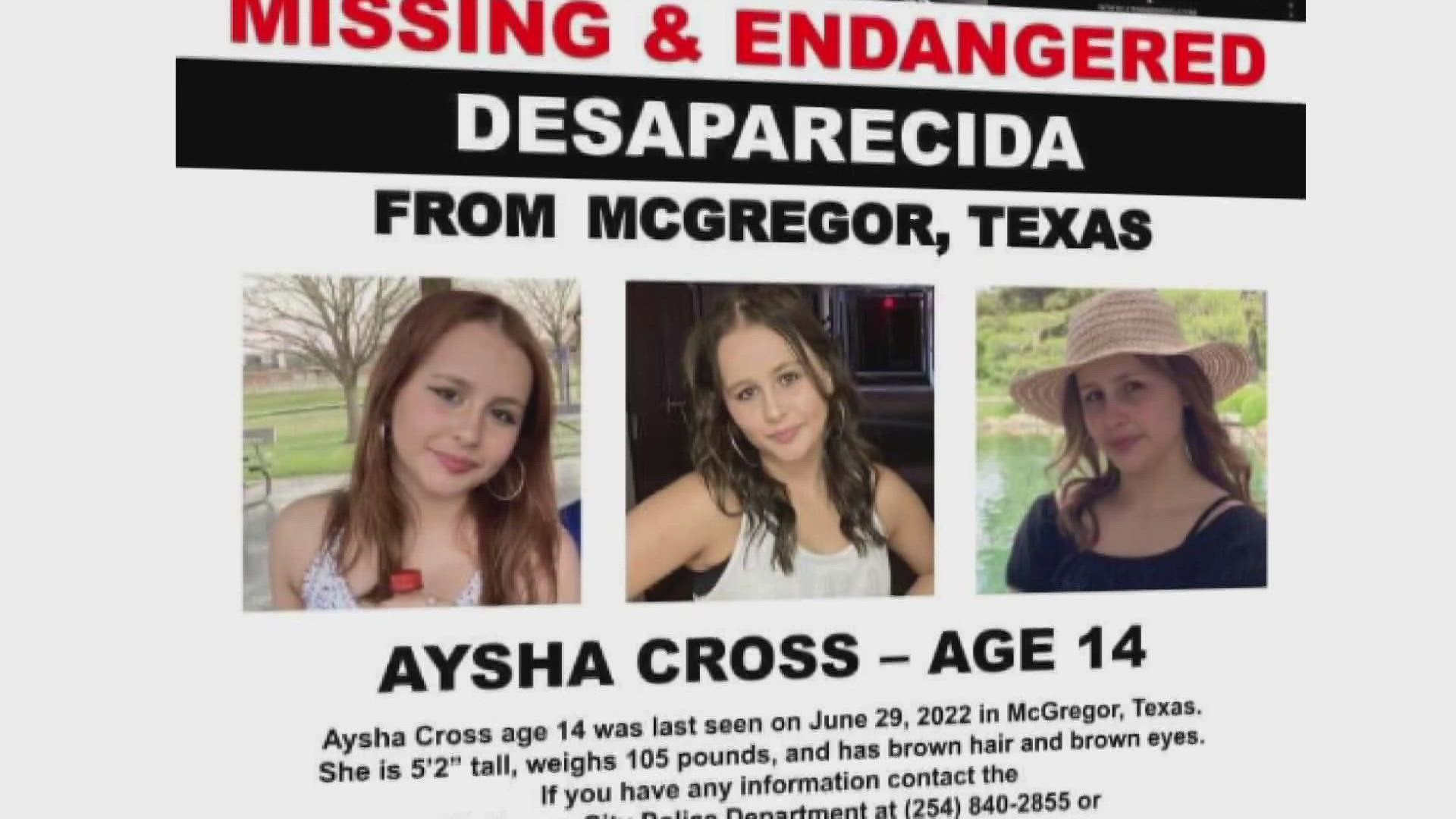 Emilee Solomon and Aysha Cross, both 14 years old, have reportedly been missing from McGregor since last Wednesday.
