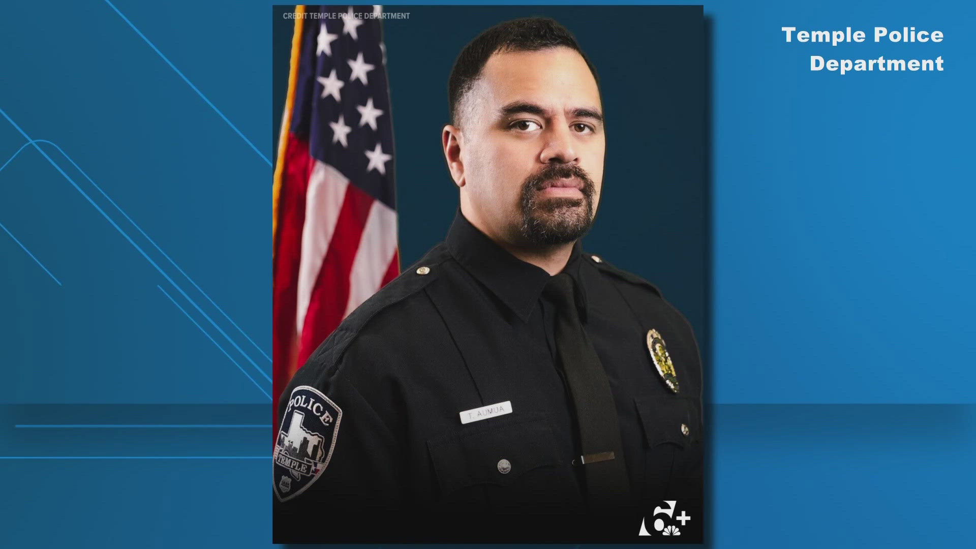 Temple police officer Toalua "Charlie" Aumua is being remembered for his service and character following an off-duty incident with his family.