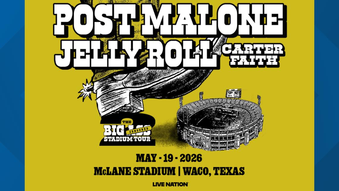 Post Malone, Jelly Roll concert at Baylor canceled