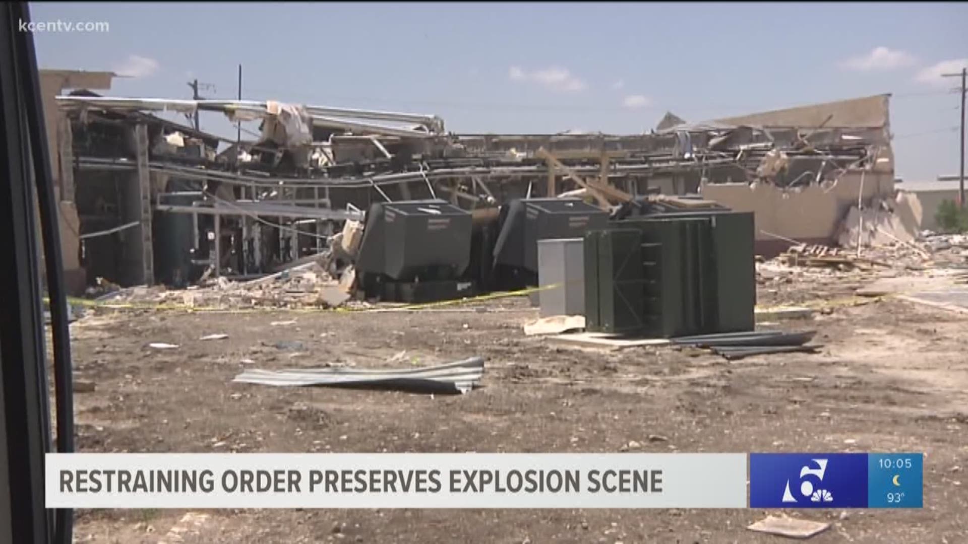 A McLennan County District Judge has granted a temporary restraining order stopping anything from altering or destroying evidence from the Coryell County Memorial Hospital explosion. 