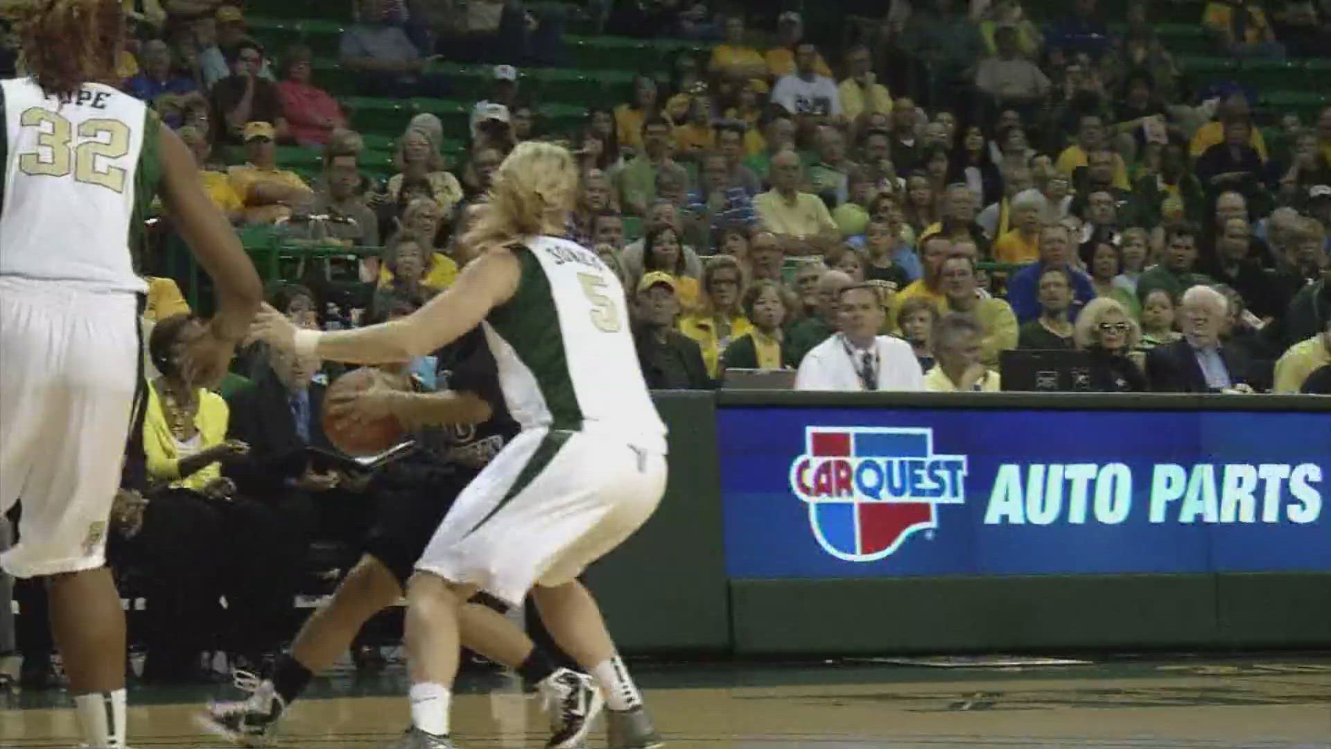 The Bears will retire Griner's No. 42 jersey during their game against Texas Tech on Feb. 18.