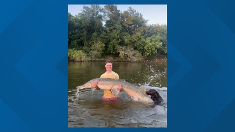 'Monster' caught in Brazos River near Baylor University