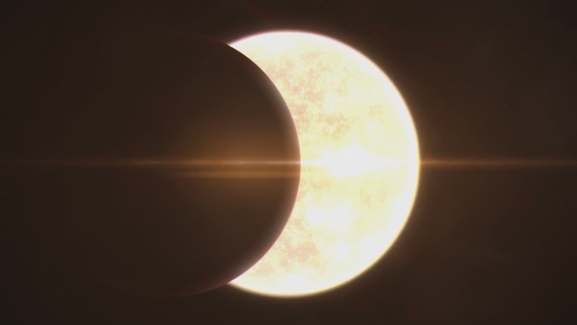 The total solar eclipse is April 8.