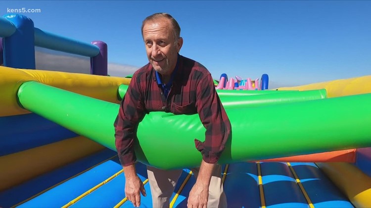 Stepping inside the world's largest bouncy castle | Texas Outdoors